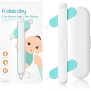 Frida Baby 3-in-1 Nose, Nail + Ear Picker Set, 2 Count, All-in-One Tool