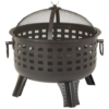 Amazon Basics 27 inch Steel Round Lattice Fire Pit, Easy to Assemble