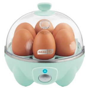 Dash Rapid Egg Cooker, 7 Eggs, Hard Boiled, Poached & Omelettes, Aqua