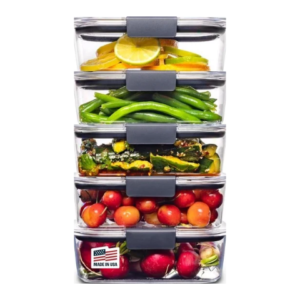 Rubbermaid Brilliance Tritan Plastic Food Storage Containers