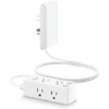 Olcorife Flat Extension Cord with Outlet Cover, Flat Plug Power Strip with 6 Outlets and 3 USB Ports