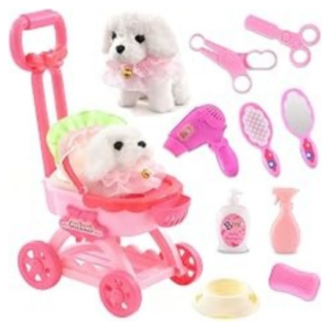 14PCS Dog Toys for Kids, Walking Barking Electronic Interactive Plush Puppy Toy