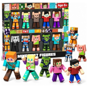 Magneverse 20Pcs Magnetic Action Figures Playset - Magnetic Building Blocks